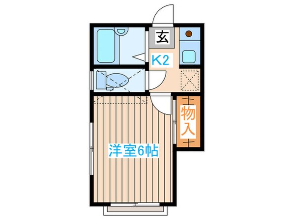 ファミールつきたの物件間取画像